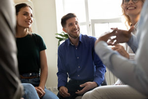 group of people experiencing intensive outpatient therapy