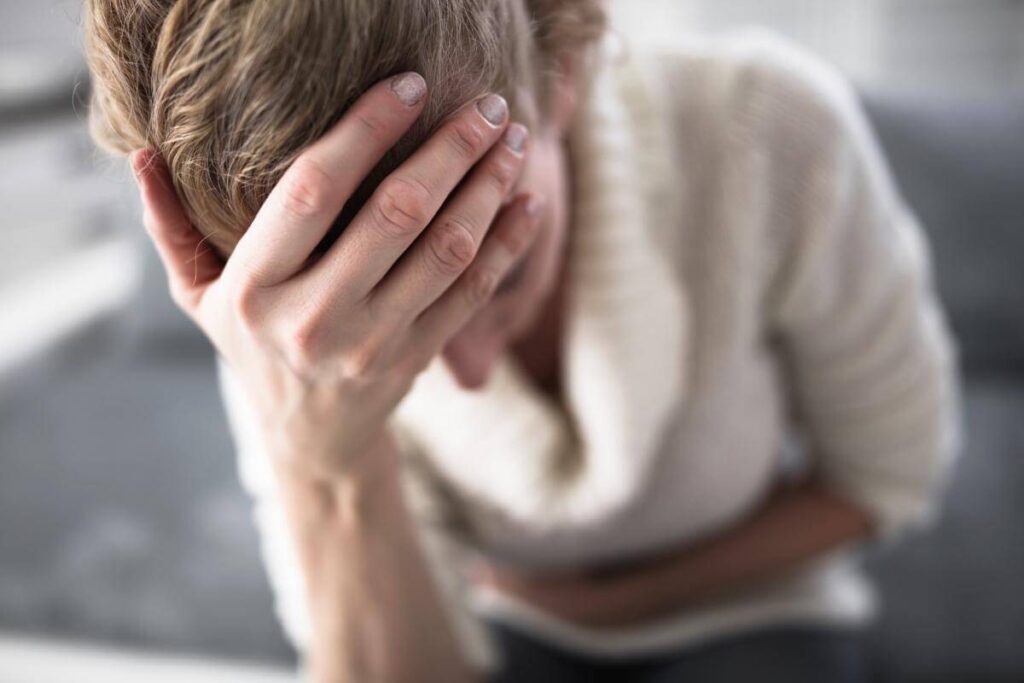 person dealing with long term effects of opioids